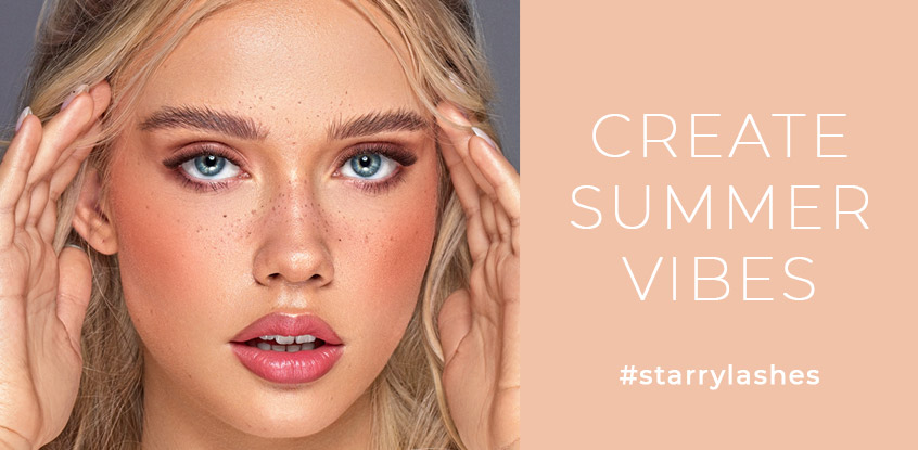 Create summer vibes - Starry Wimpern