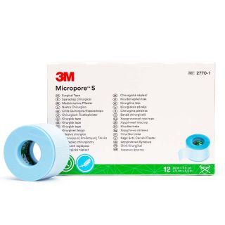 3M Micropore S Silikonpflaster 25mm, 12 Stk.0 Starry Wimpern