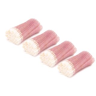 Mikrofaserapplikatoren, glitter pink 4x100 Stk.0 Starry Wimpern